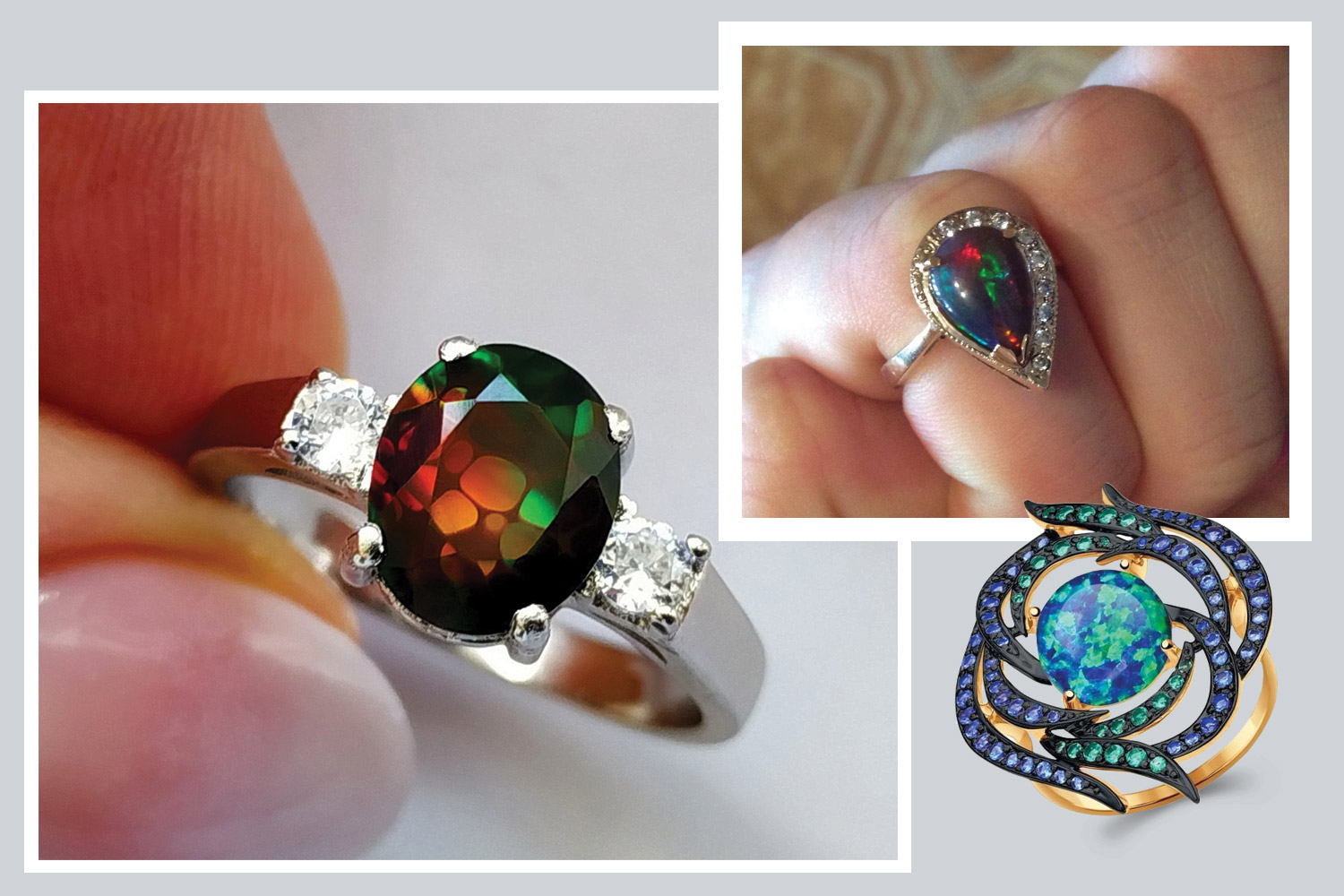 Choosing a natural opal ring